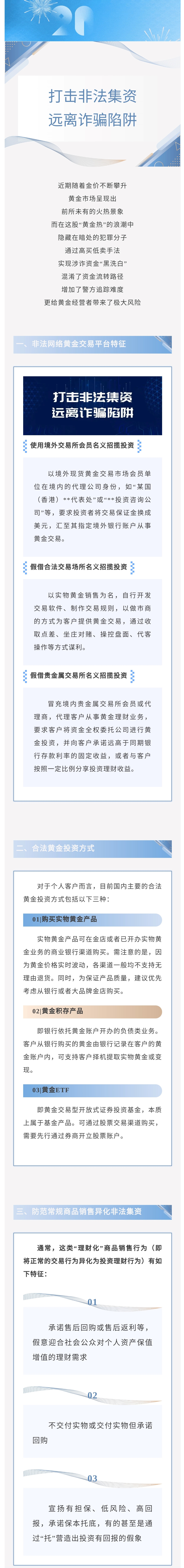 【風(fēng)險提示】警惕網(wǎng)絡(luò)黃金交易非法集資陷阱